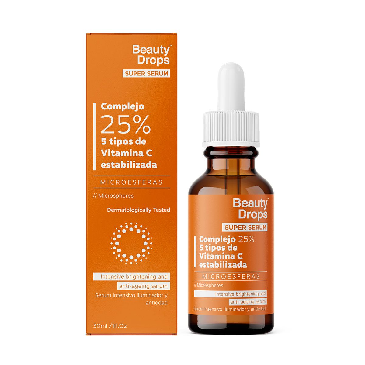 Super intenzívne rozjasňujúce a omladzujúce sérum so stabilizovaným vitamínom C 