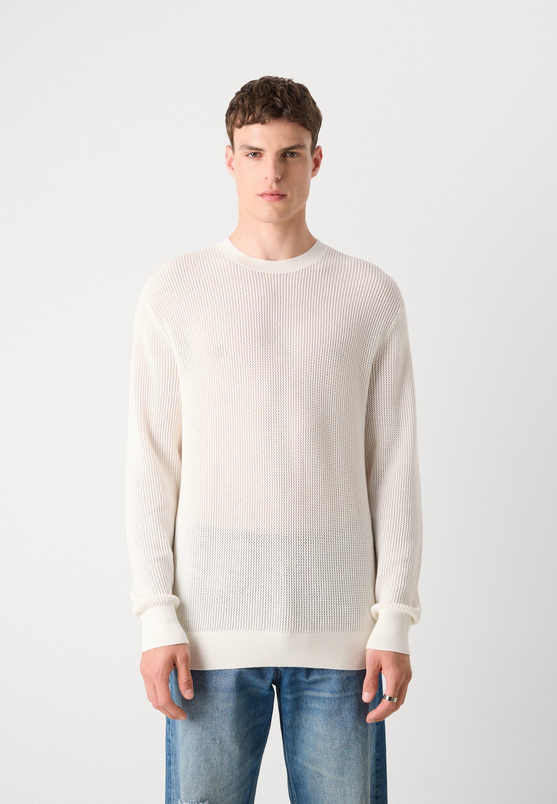 Calvin Klein Jeans CREW - Trui - tofu