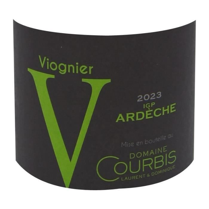 Domaine Courbis 2023 Ardèche Viognier - Vin blanc de la Vallée du Rhône
