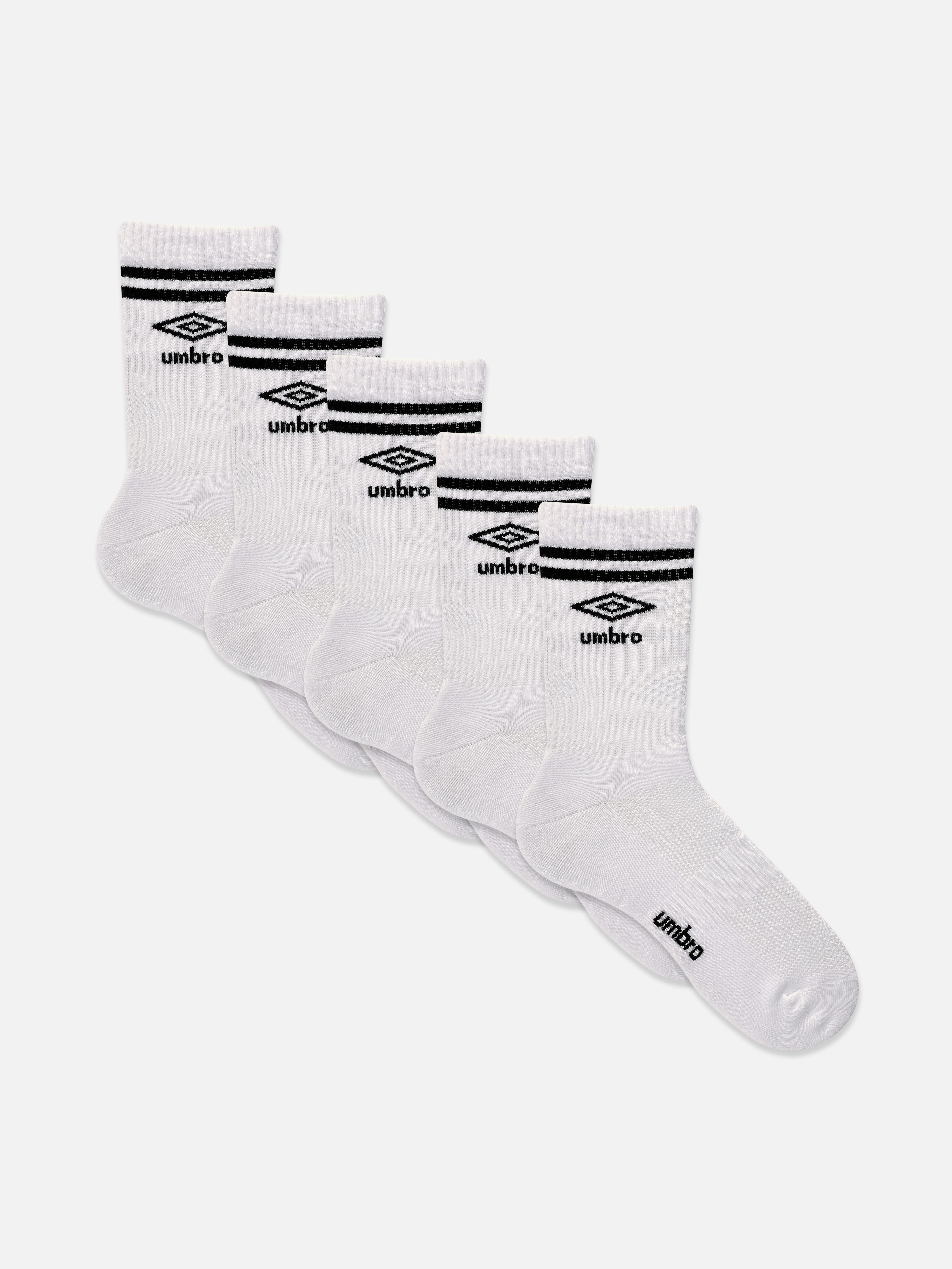 Șosete sport Umbro până la jumătatea gambei, 5 perechi. Optează pentru un stil sportiv cu aceste șosete până la jumătatea gambei de la Umbro.