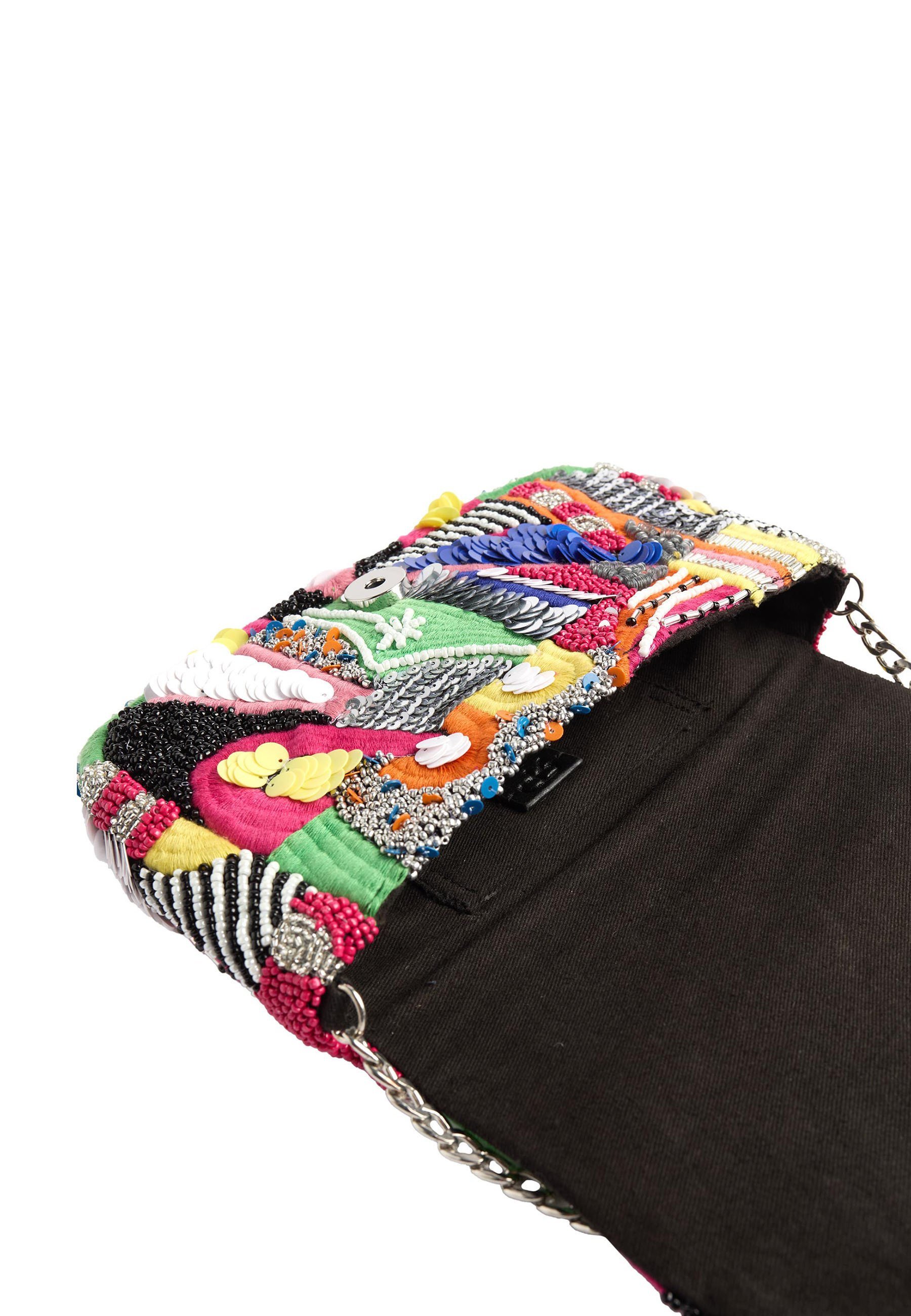 PARFOIS MET KRALEN - Crossbodytas - heldere veelkleurige