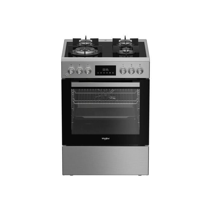 Cocina de gas Whirlpool W6G8LCSWXF de acero inoxidable