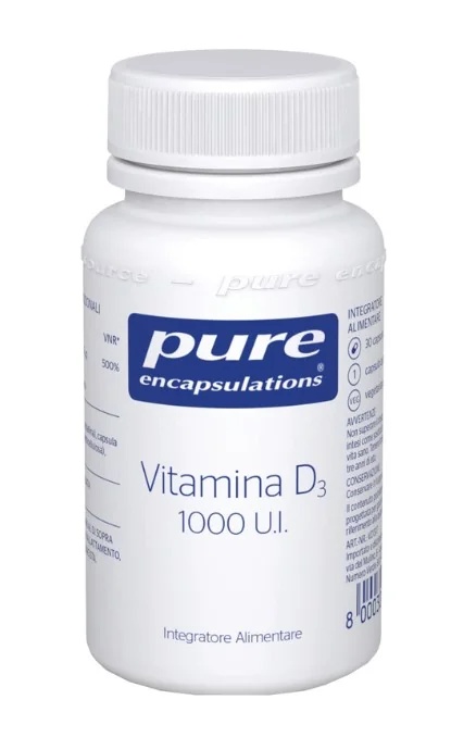 PURE Pure Encapsulations Vitamine D3 sans gluten