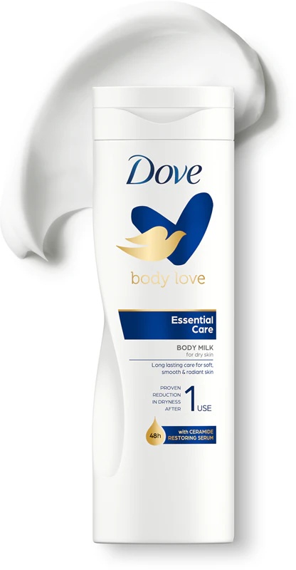 „Dove Body Love“ maitinamasis kūno pienelis sausai odai