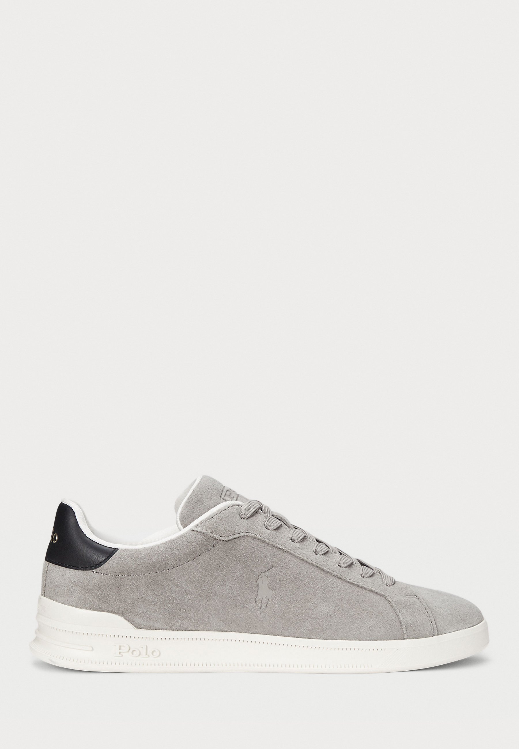 Baskets unisexes Polo Ralph Lauren HERITAGE COURT II en daim - gris terre/noir
