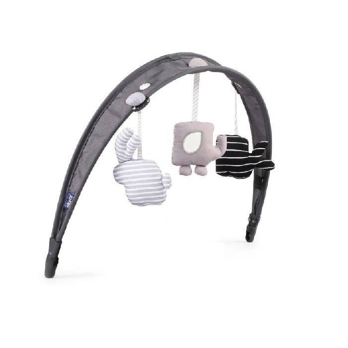 Arco de rebote Hoopla para Chicco, color gris luna.