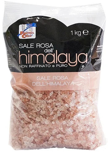 FENÊTRE SUR LE CIEL Sel rose de l'Himalaya grossier Window to the Sky 1 kg non raffiné et pur