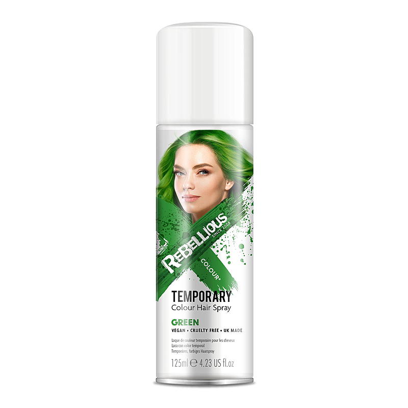 Hårfärgsspray 125 ml grön