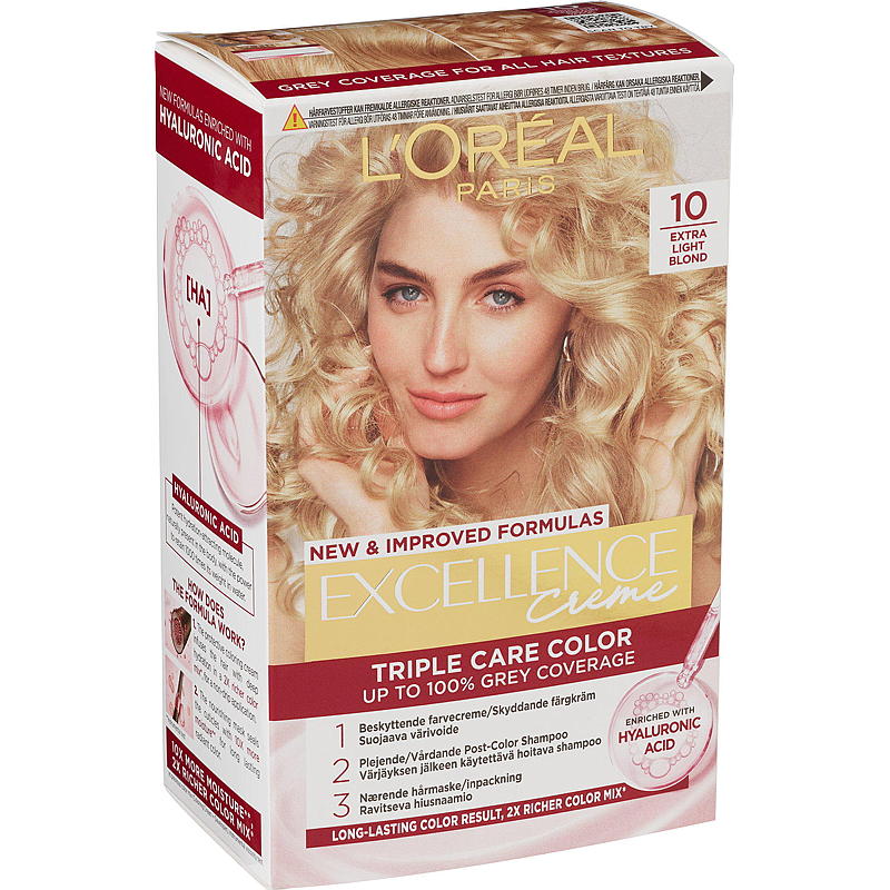 Loreal L'Oréal hårfarge 10 ekstra lys blond