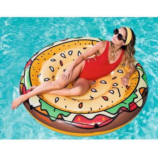 Braune PVC-Burgermatte ø 158 cm