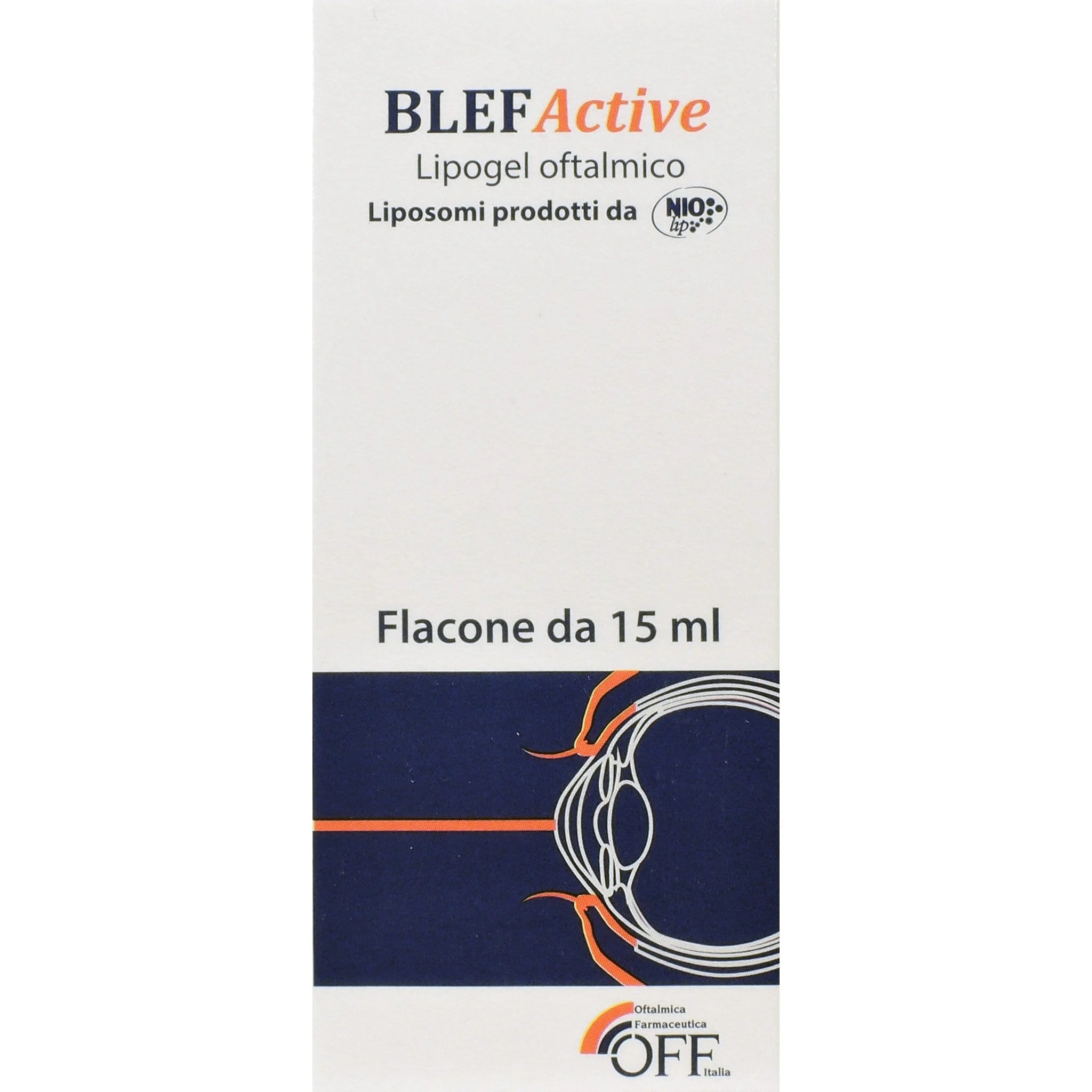 VYPNUTO! Blefactive Lipogel Oftálmico Ação Calmante 15 ml na blefaritidu