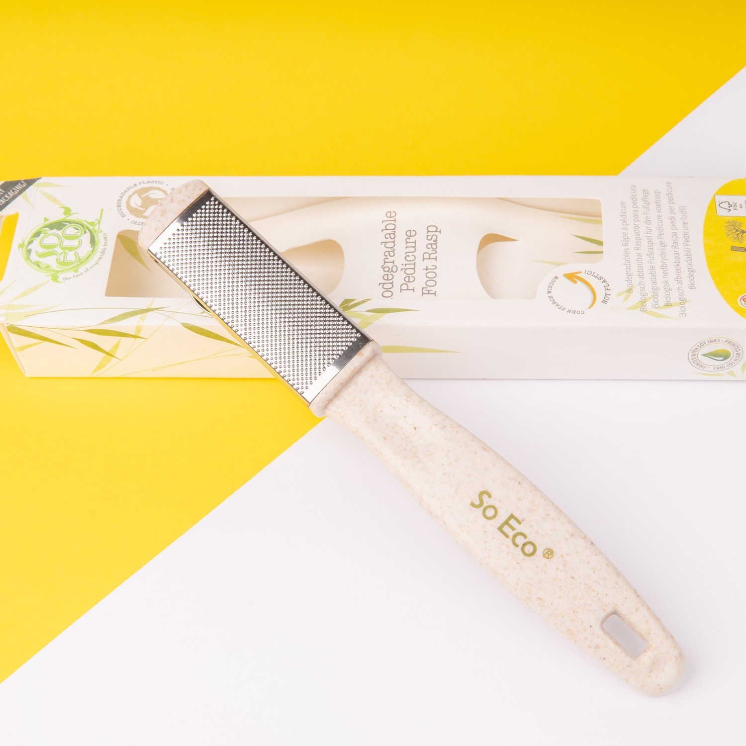 SoEco Râpe biodégradable pour pédicure