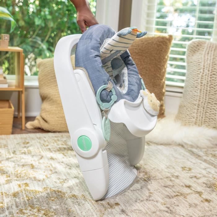 INGENUITY Casi de Zebra, Baby Leerstoel - biedt ondersteuning voor de baby, babycadeau