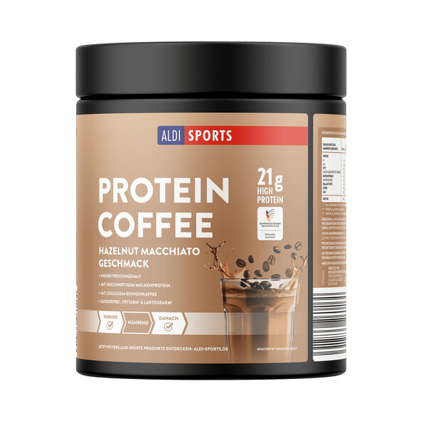 Cafea proteică, clasică și cu alune, amestecată (2 x 390g = 780g)