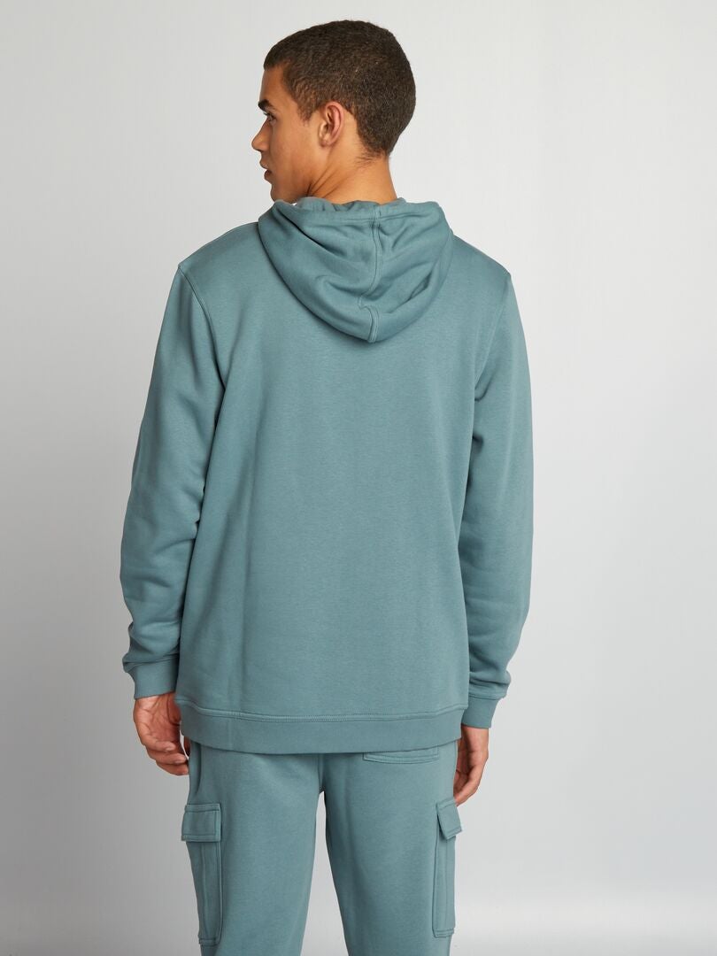 Fleece hoodie - blauw