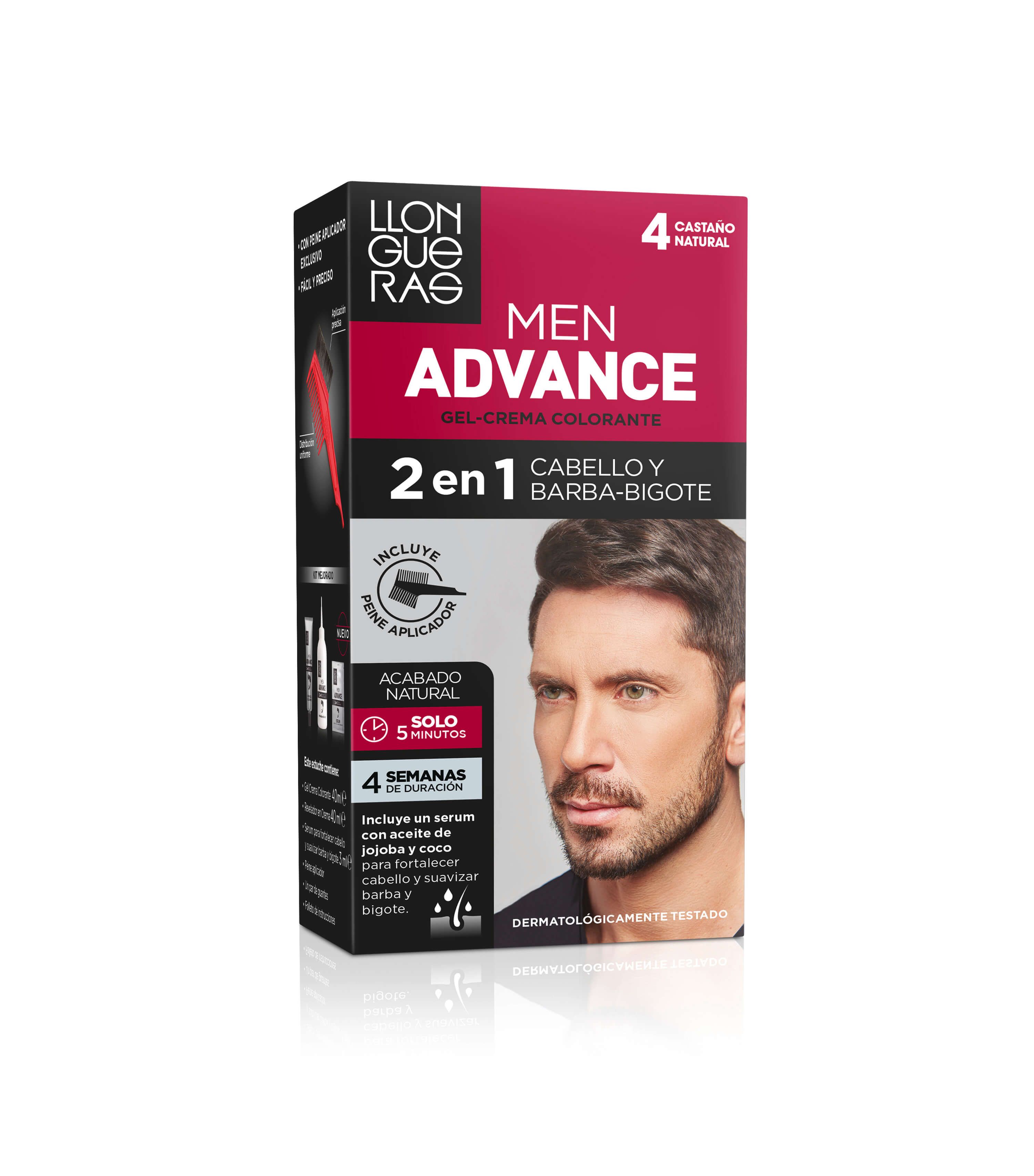 „Men Advance 2-in-1“ dažomasis gelis-kremas Plaukų dažai