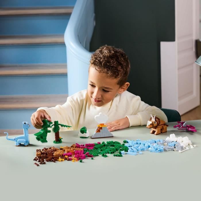 LEGO Classic 11041 Les dinosaures créatifs - Jouet de construction incluant un T-rex
