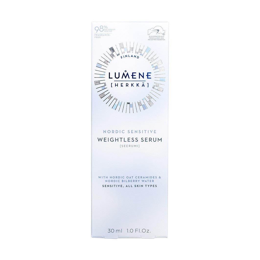 Lumene hidratantni serum Nordic Sensitive [HERKKÄ] Serum bez težine 30 ml - SERUM BEZ TEŽINE