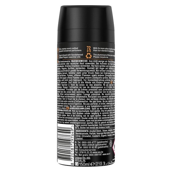 Axe Fine Fragrance Copper Santal dezodorants ķermenim, 150 ml