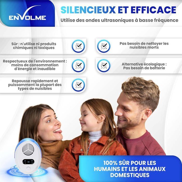 Ultrasons pour Chauve-Souris - Ultrasons Anti Rongeurs - Repulsif Ultrasonique - Anti Cafard - Ultrason Insecte.