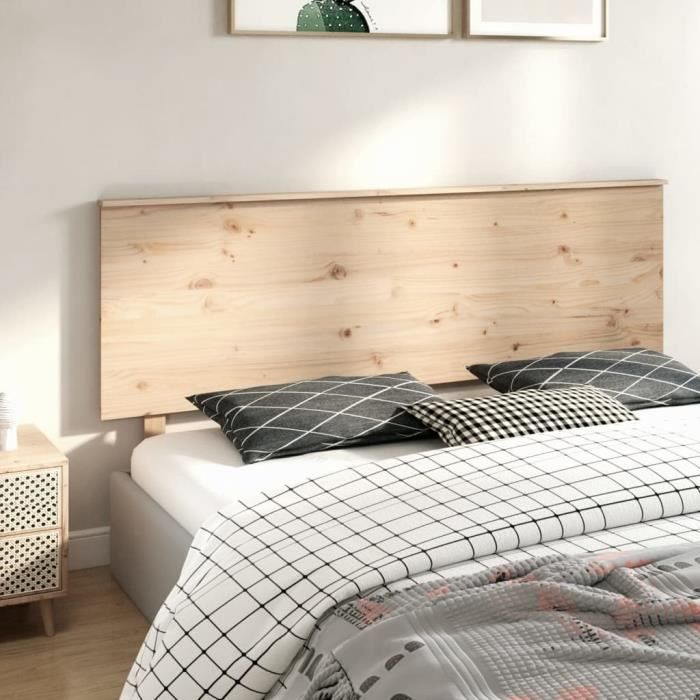 vidaXL Tête de lit 184x6x82,5 cm Bois massif de pin  819185