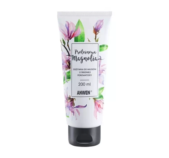 Anwen Proteinowa Magnolia odżywka do włosów o średniej porowatości 200 ml