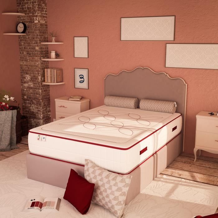 GRAND AMOUR Matras 90x190 cm - Traagschuim en schuim - 30 cm dik - Eenpersoons