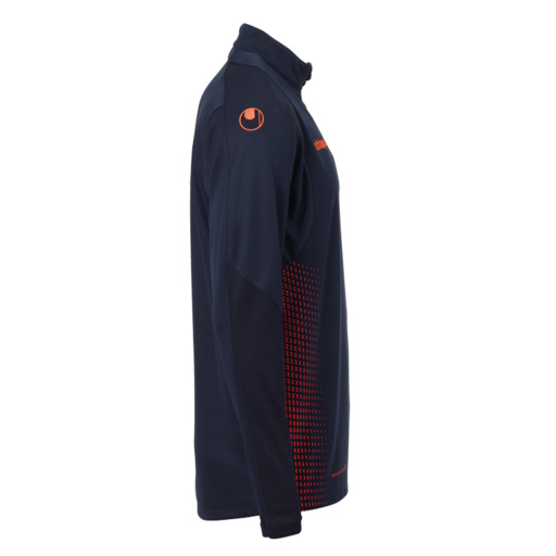  Haut zippé 1/4 Uhlsport Marine/fluo Rot