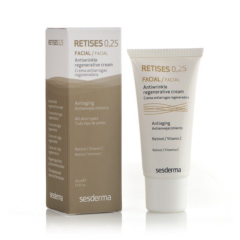 Retises 0,25 % regeneruojantis kremas nuo raukšlių Prieš raukšles ir senėjimą stabdantis kremas
