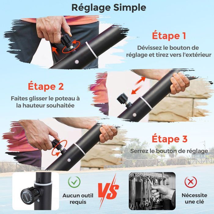 Aro de baloncesto independiente COSTWAY con ruedas - Altura ajustable de 100 a 212 cm, base rellenable, para piscina, entrada de vehículos y uso en interiores.