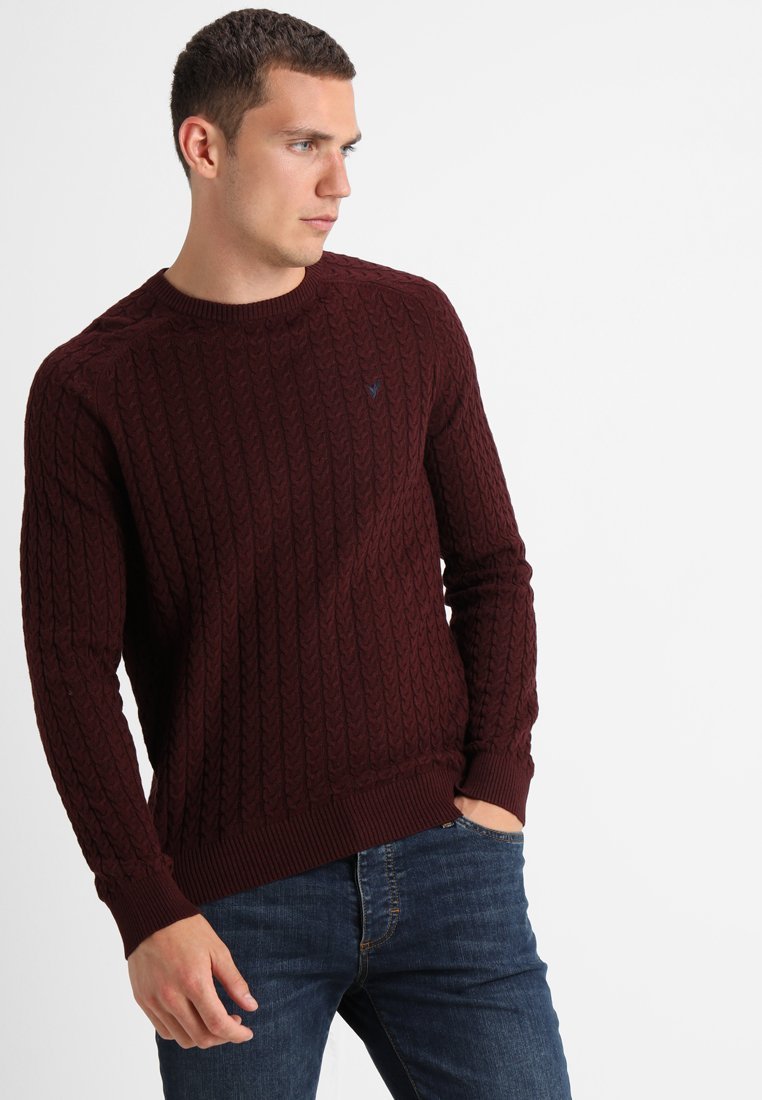 Pier One Genser - marmorert bordeaux