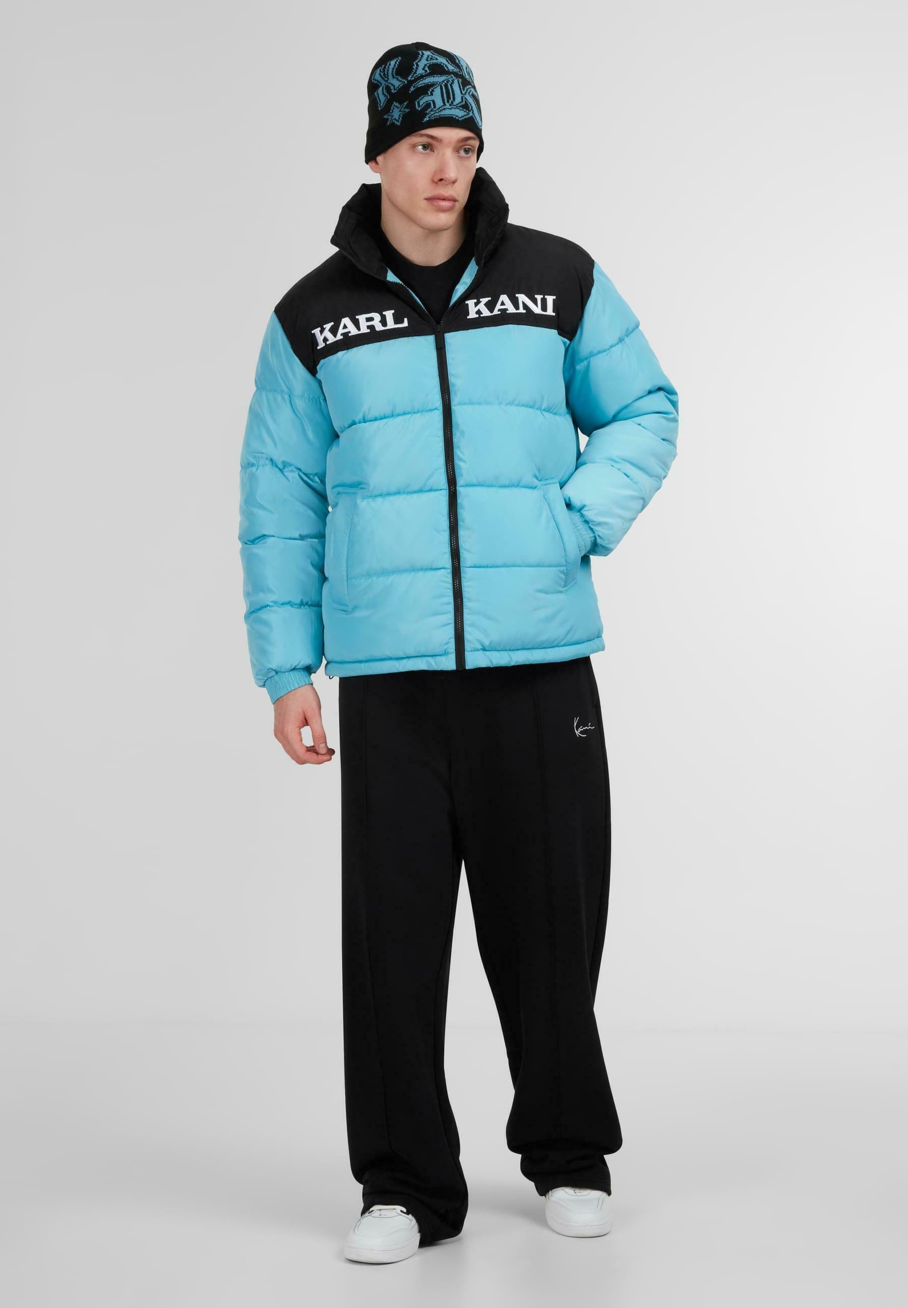 Doudoune Karl Kani RETRO ESSENTIAL - Veste d'hiver - bleu/noir
