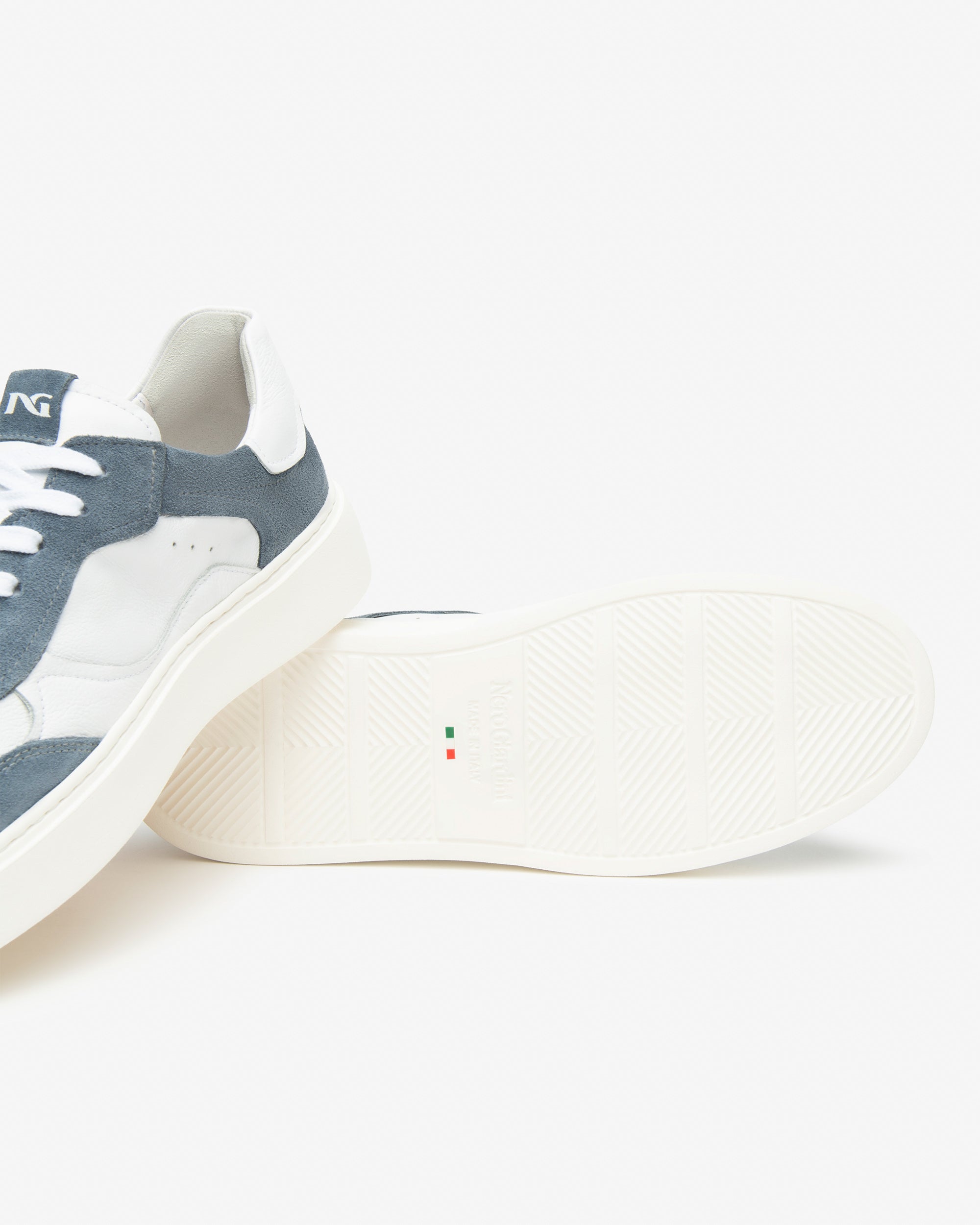 Herren-Sneaker aus Leder und Wildleder