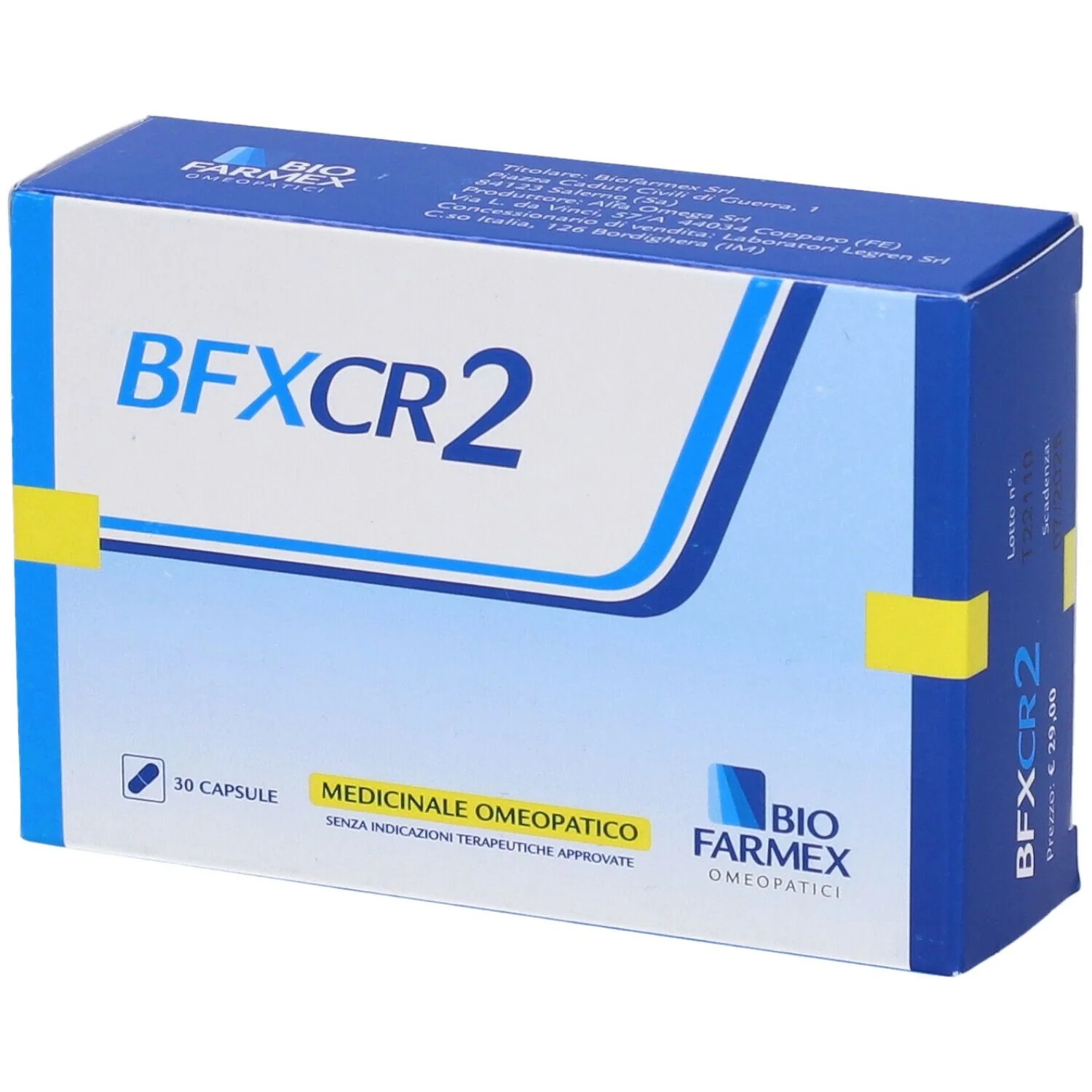 BIOFARMEX Bfx Cr 2 30 capsules 500 mg