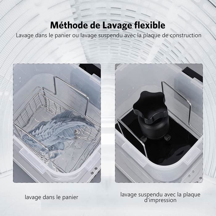 ELEGOO Mercury Plus V2.0 2-in-1 was- en uithardingsmachine voor harsmodellen van Mars Photon S 3D-printers, Mono LCD/DLP/SLA