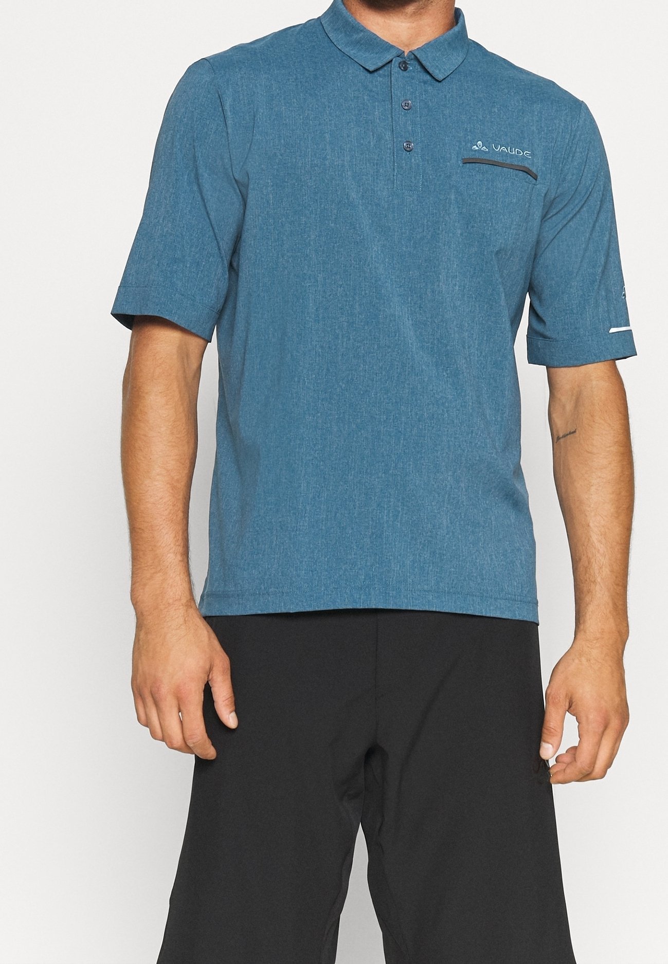 Vaude poloshirt - blauw