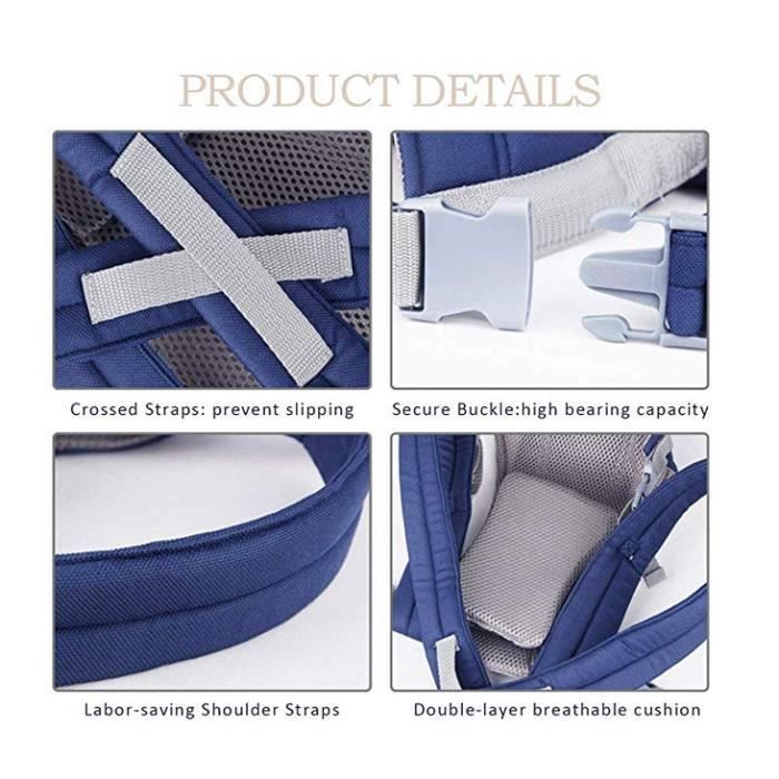 Ergonominen kantoreppu - Merkki - Malli - Hengittävä ja kevyt - Monikäyttöinen hihna kävelyille ja matkoille