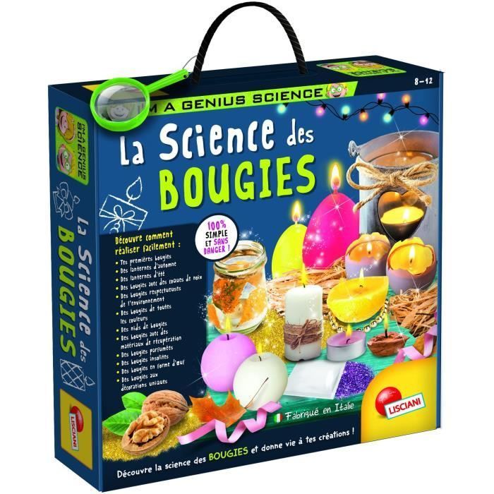 Genius Science - creative hobbies - the science of playful candles - LISCIANI