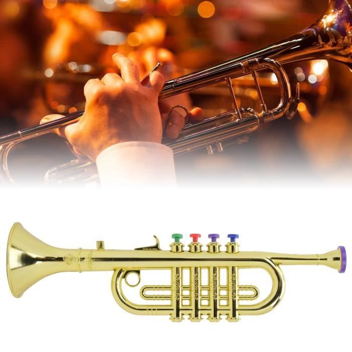 Tromba per bambini Garosa, strumento musicale a corno, giocattolo per bambini piccoli, sassofono, tromba per bambini, cornetta musicale