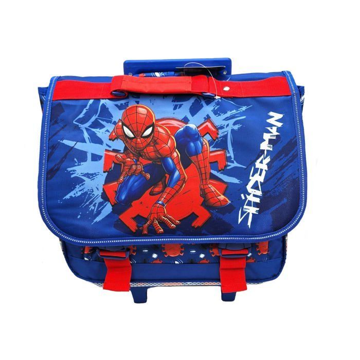 Disney Spiderman - Cartable à roulettes Bleu-Fonce 260217