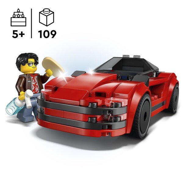LEGO City 60448 Rode sportinis automobilis