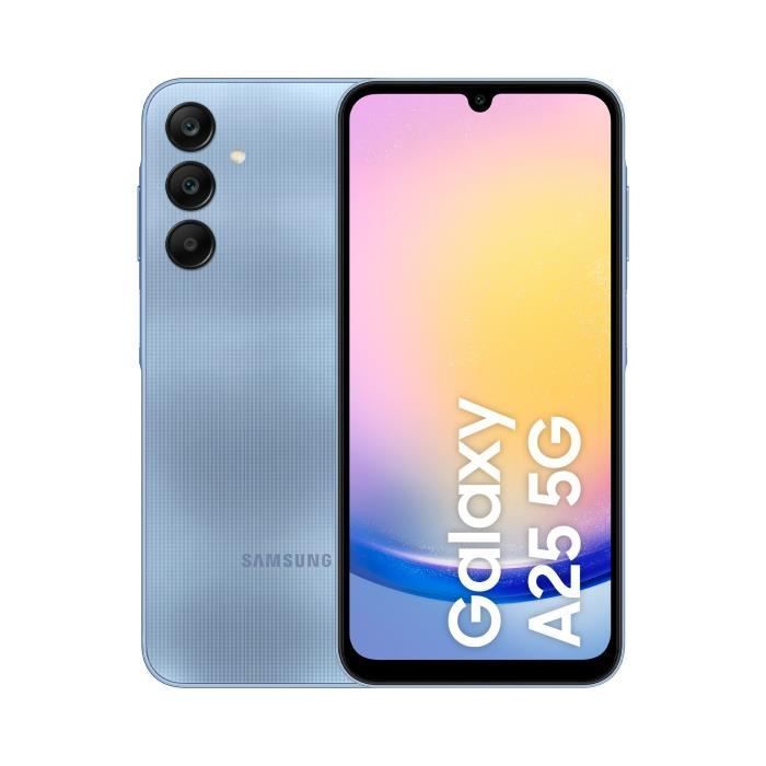 Smartphone Samsung Galaxy A25 de 256 GB, 5G, azul