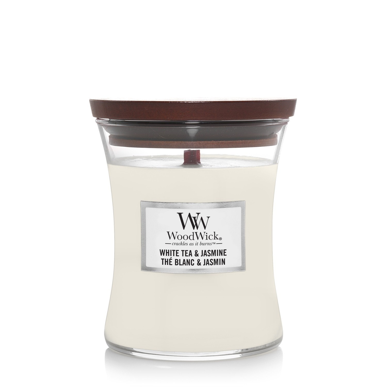 WoodWick свећа Trilogy бели чај и јасмин - 275 г