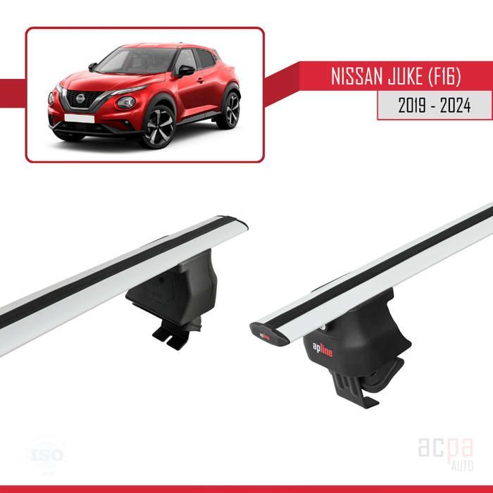 Barras de techo ACE-4 compatibles con Nissan Juke F16 2019-2023 - Gris