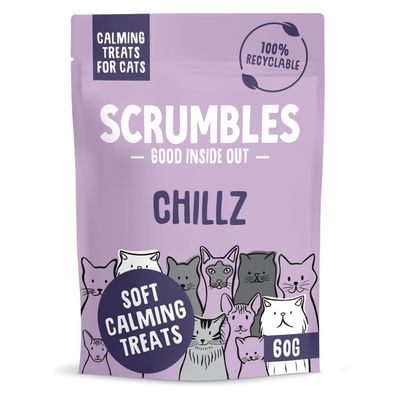 Scrumbles Chillz Beruhigende Katzenleckerlis