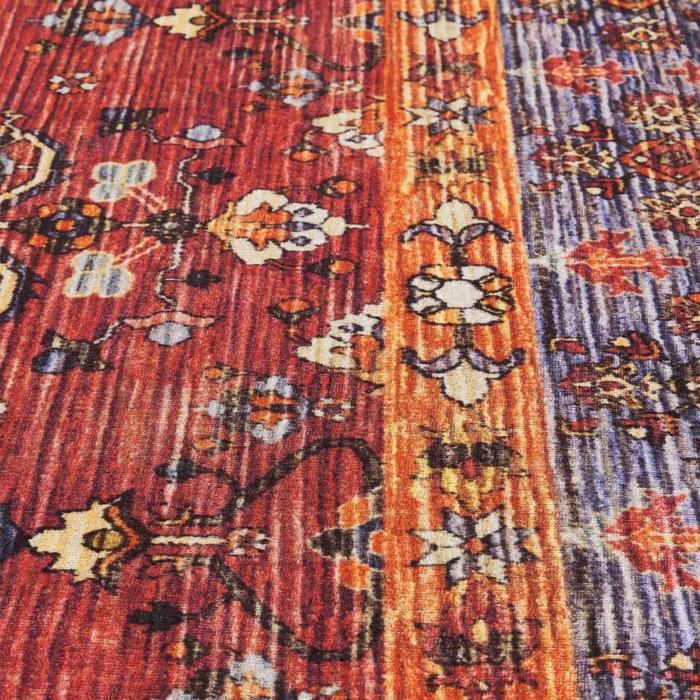 Living room rug 60x120 LYN11 Vintage A Red, easy to care for