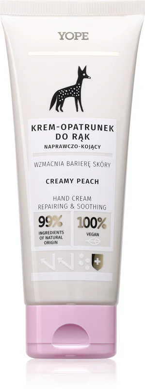 Creme hidratante intensivo para mãos Yope Creamy Peach