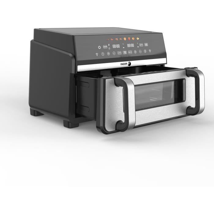 Air fryer - FAGOR - FG10AF - 11L - 2400W - Double tank - Digital display - 8 programs - Family size air fryer
