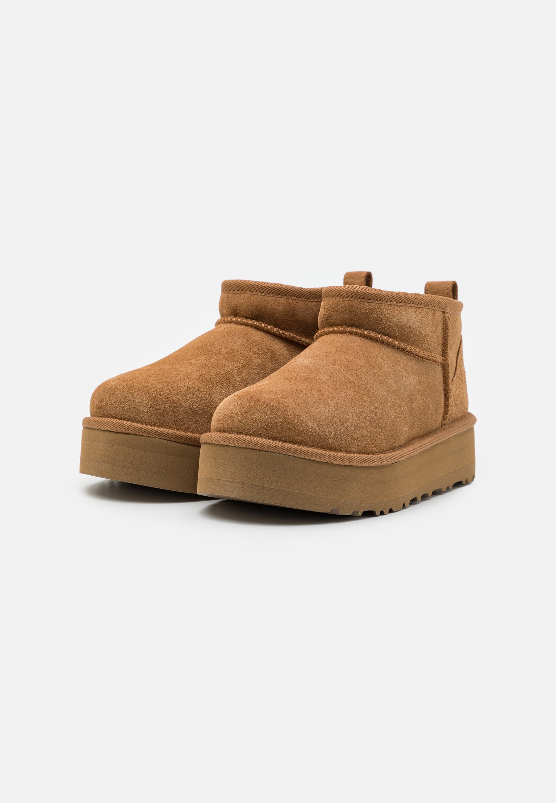 UGG CLASSIC ULTRA MINI UNISEX - Klasyczne botki - kasztanowe