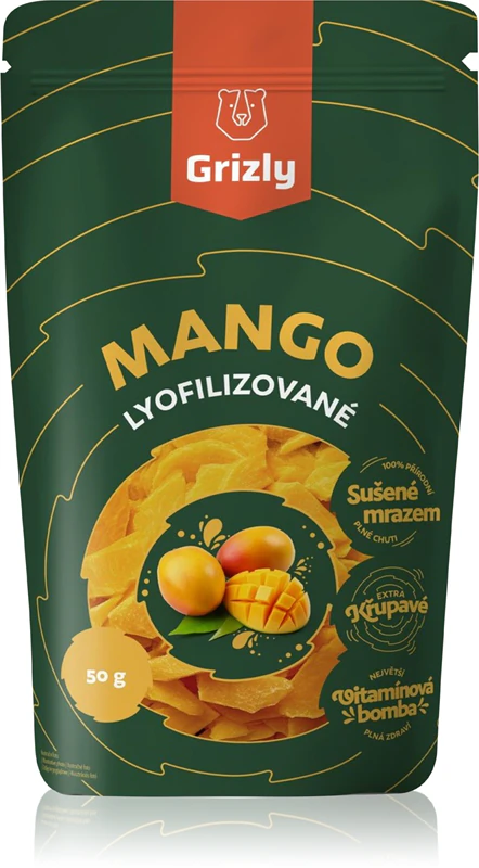Fruta liofilizada Grizly Mango